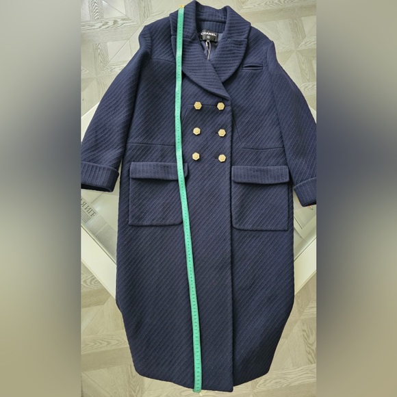 Chanel Wool Navy coat - Picture 15 of 15